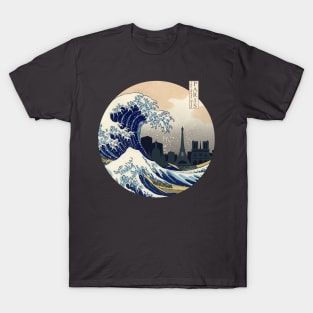 The Great Wave of Paris T-Shirt